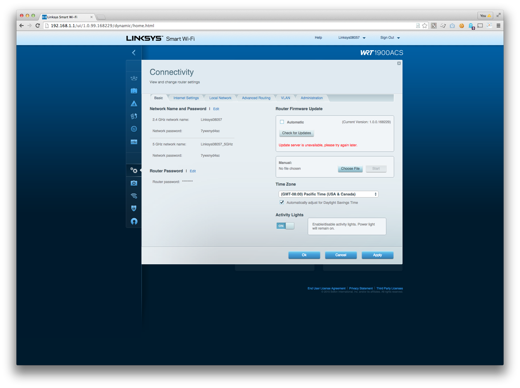 linksys router - how to install firmware updates